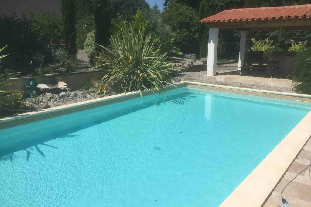 Peaceful 3 Bedroom 8 Person Ground Floor Apartment With Large Private Heated Pool La Digne-d'Amont Екстер'єр фото